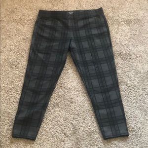 Maurices women’s black striped dress pants XL